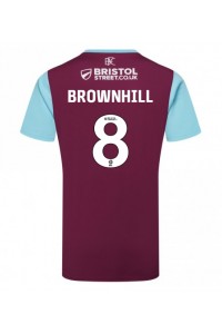 Fotbalové Dres Burnley Josh Brownhill #8 Domácí Oblečení 2024-25 Krátký Rukáv